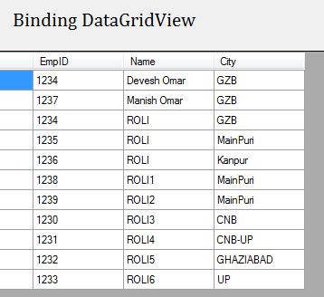 Binding DatagridView using Linq